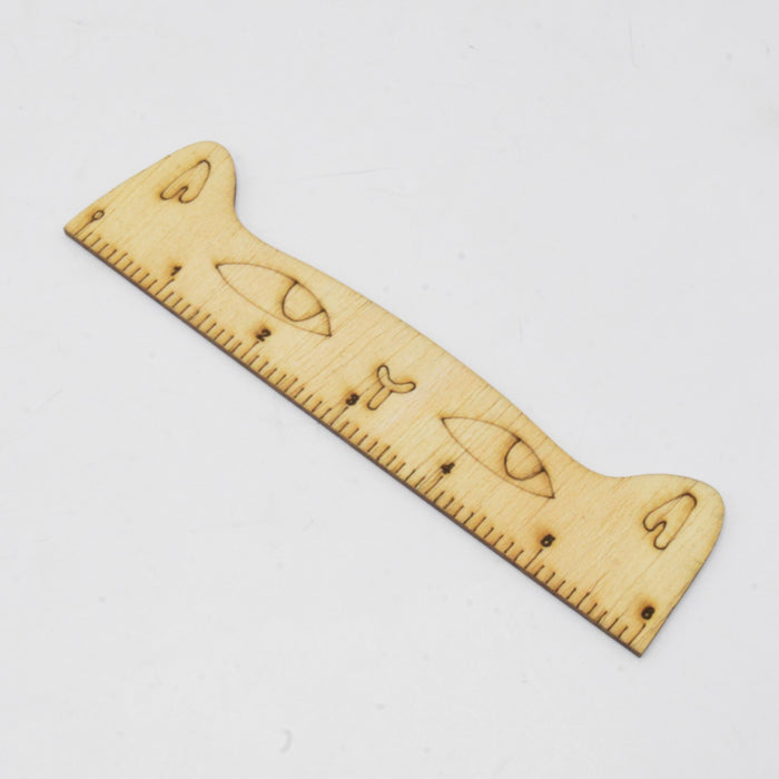 Pack of 6 Wooden Scale