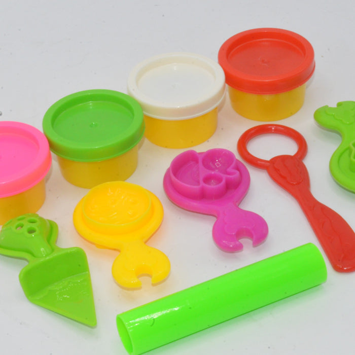 Kids Color Clay Dough with Accessory