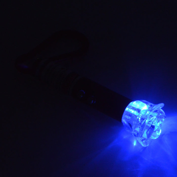 3 in 1 Flower Theme Laser & LED Light With Keychain