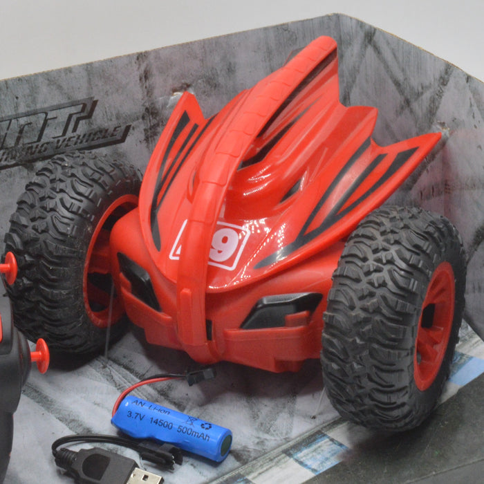 Rechargeable RC Stunt Spinning Vehicle