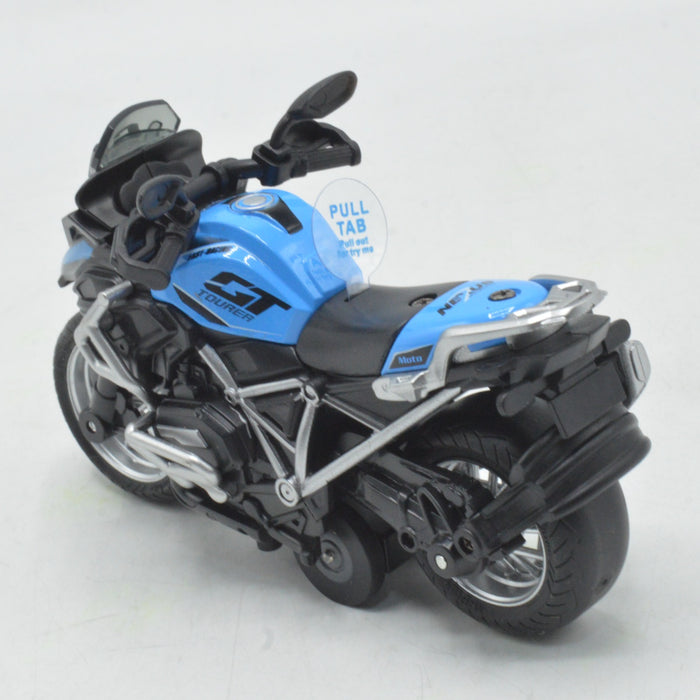 Diecast Metal Body Moto Bike with Light & Sound