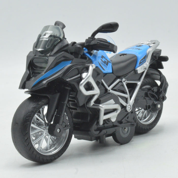 Diecast Metal Body Moto Bike with Light & Sound