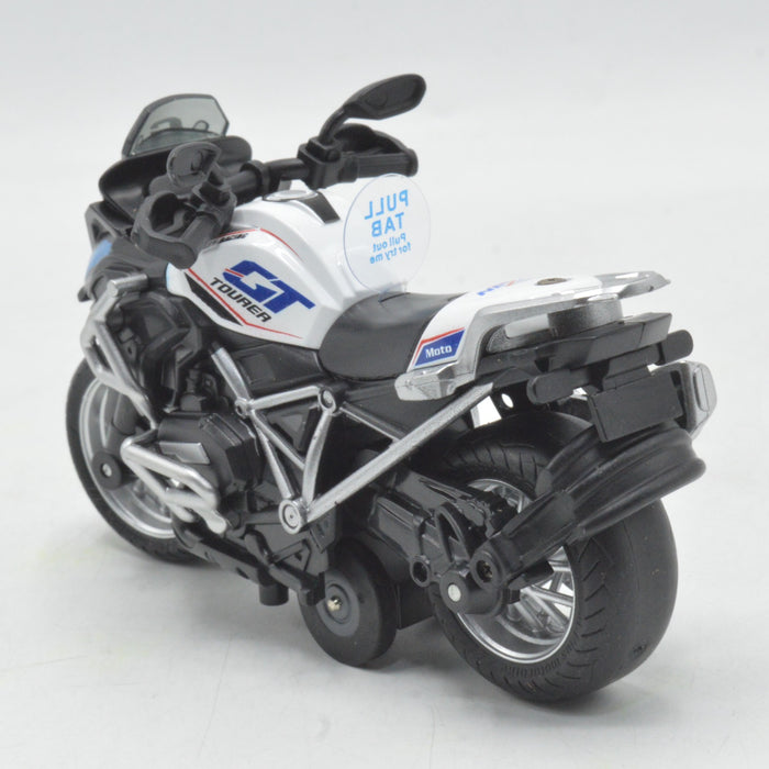 Diecast Metal Body Moto Bike with Light & Sound