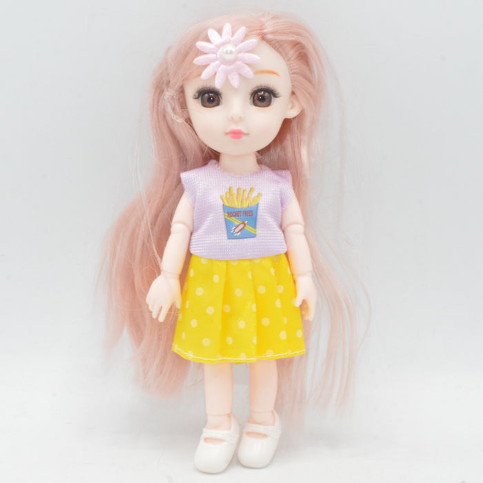 Cute Mini Fashionable Doll Pack of 3