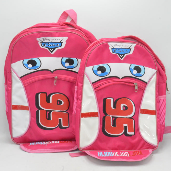 Pack of 2 McQueen Cars Theme School Bag