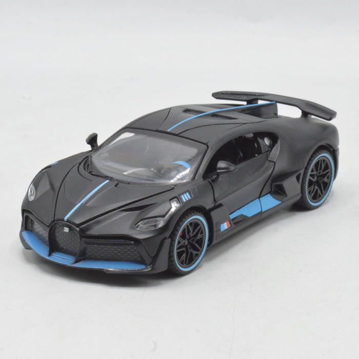 Diecast Metal Body Bugatti Car with Light & Sound