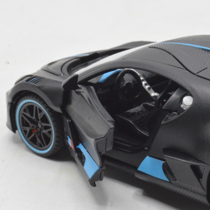 Diecast Metal Body Bugatti Car with Light & Sound