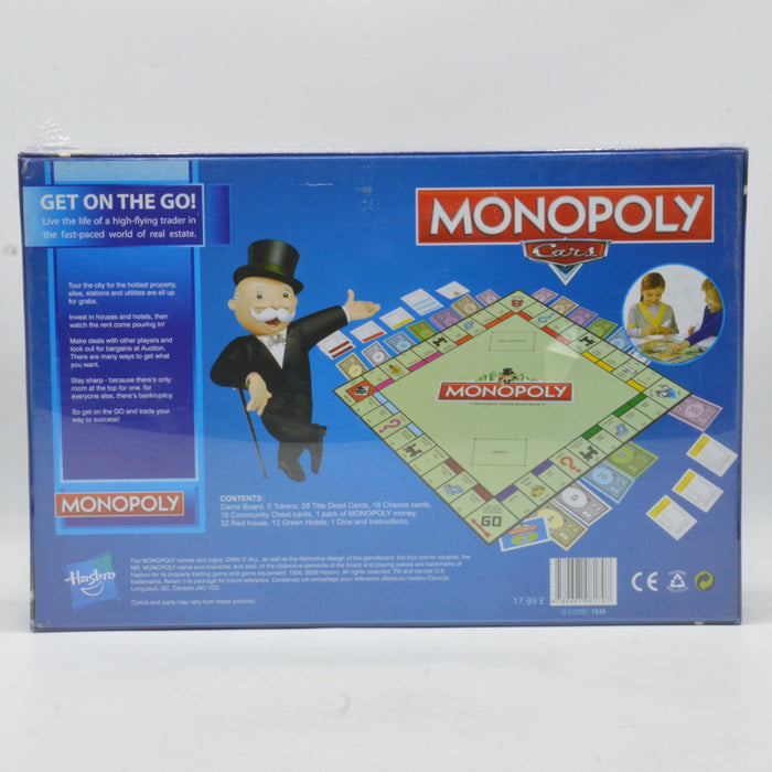 Cars Theme Monopoly Board Game