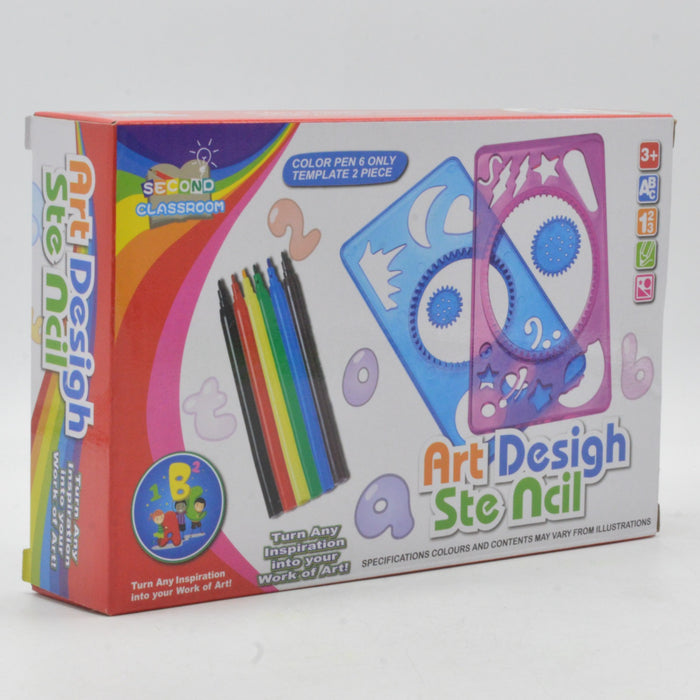 Buy Stencils Art Designing Kit Online in Pakistan — Khanaan.pk