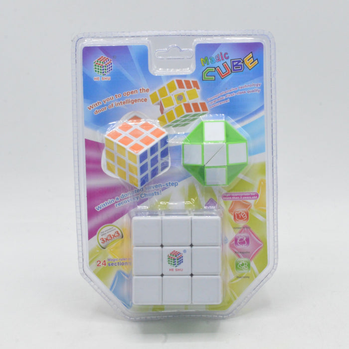 3 in 1 Magic Puzzle Cubes
