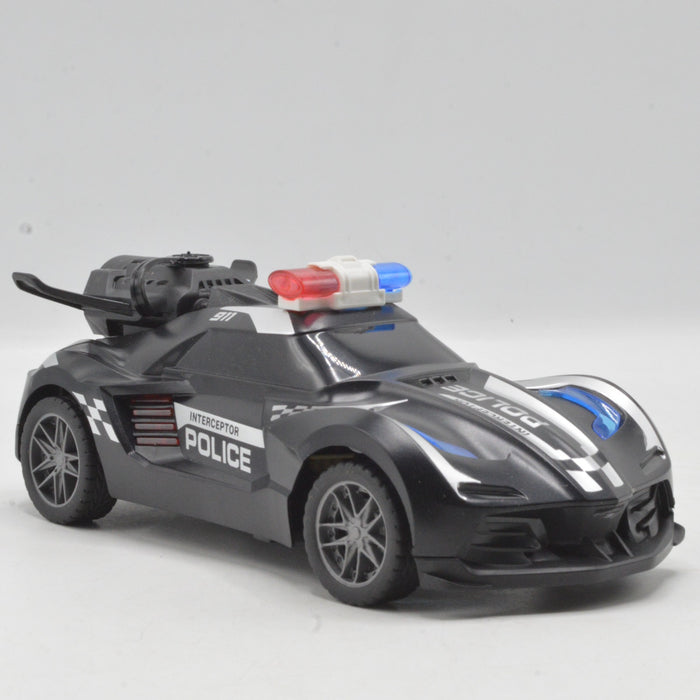 Police Theme Stunt Spray RC Car
