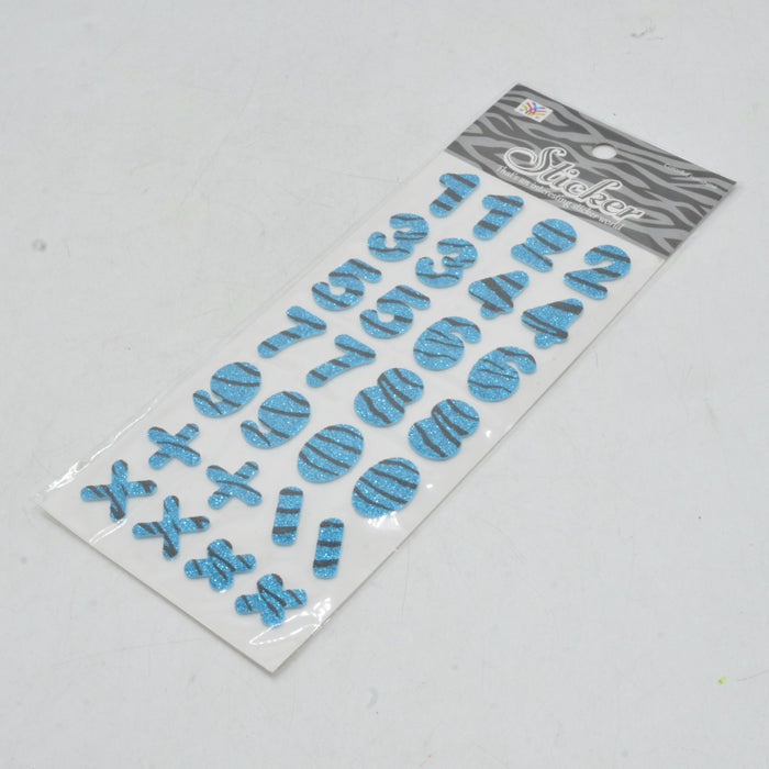 Cut Foam Zebra Sticker