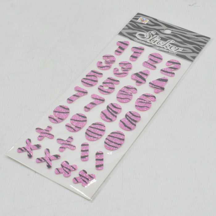 Cut Foam Zebra Sticker