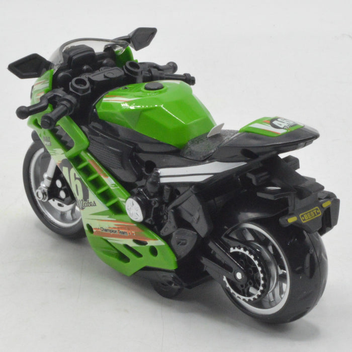 Diecast Racing Motorcycle With Light & Sound