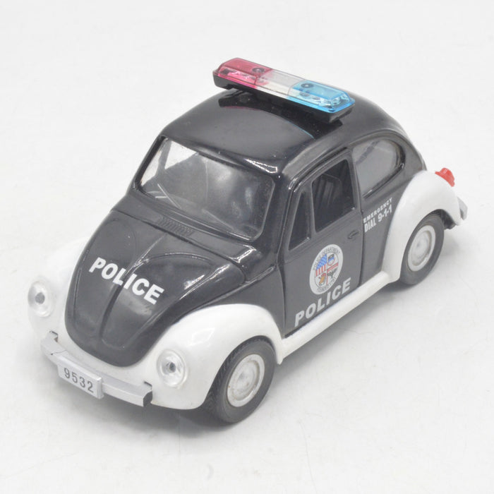 Diecast Beetle Police Car With Light & Sound
