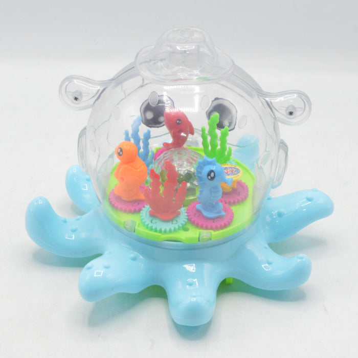 Funny Gear Octopus with Light & Music