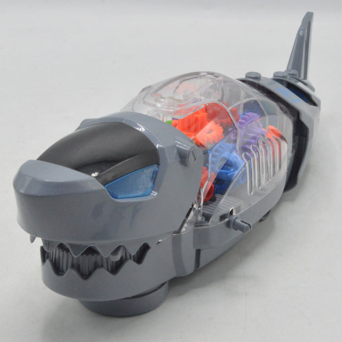 Gear Robot Shark With Light & Sound