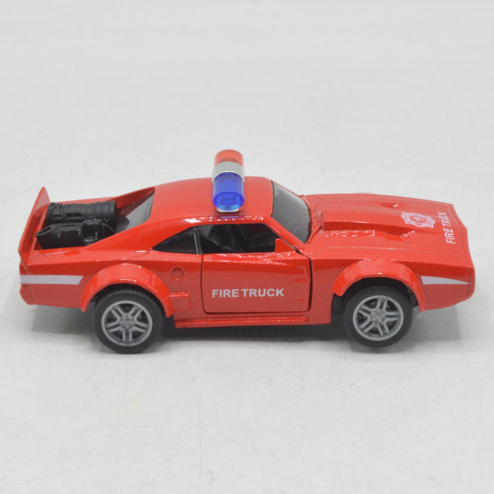 Diecast Fire Rescue Car With Light & Sound