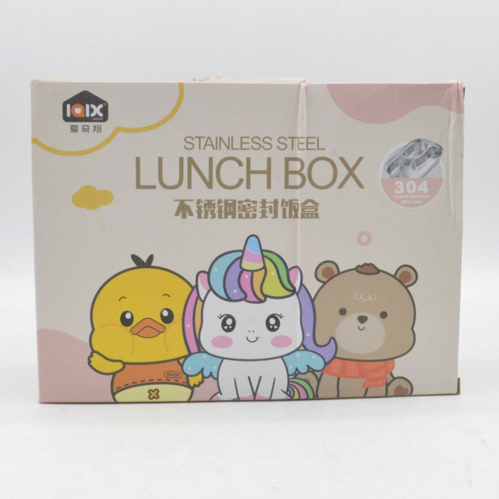 Bear Theme Stainless Steel Lunch Box