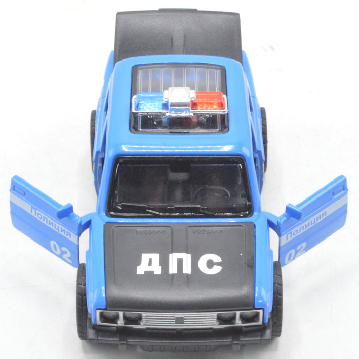 Diecast Body Police Car with Light & Sound