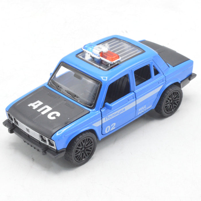 Diecast Body Police Car with Light & Sound