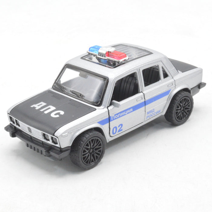 Diecast Body Police Car with Light & Sound