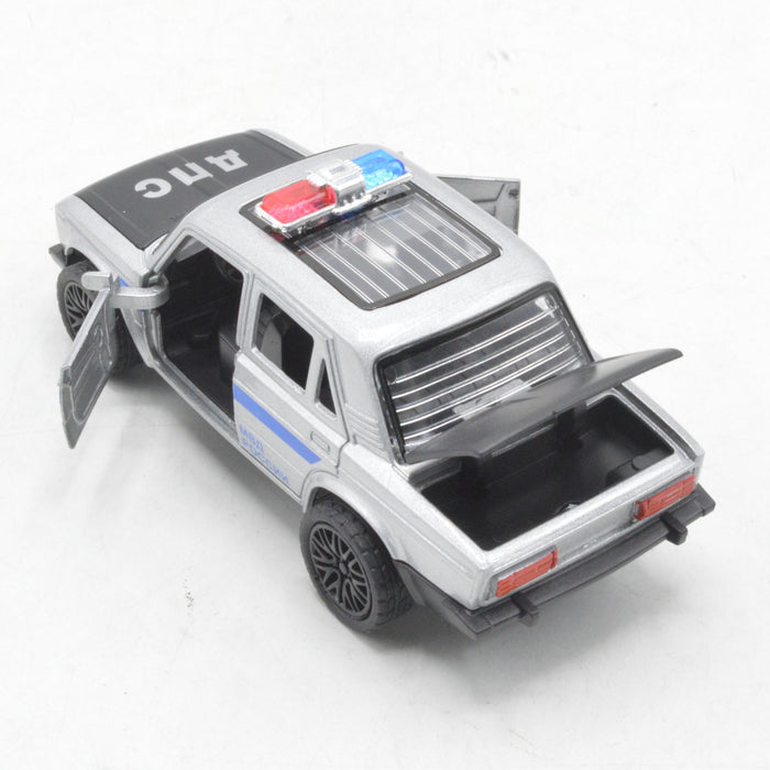 Diecast Body Police Car with Light & Sound