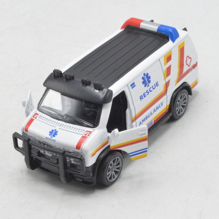 Diecast Rescue Ambulance Van