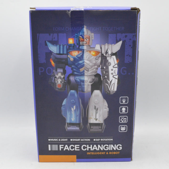 Action Face Changing Robot with Light & Sound