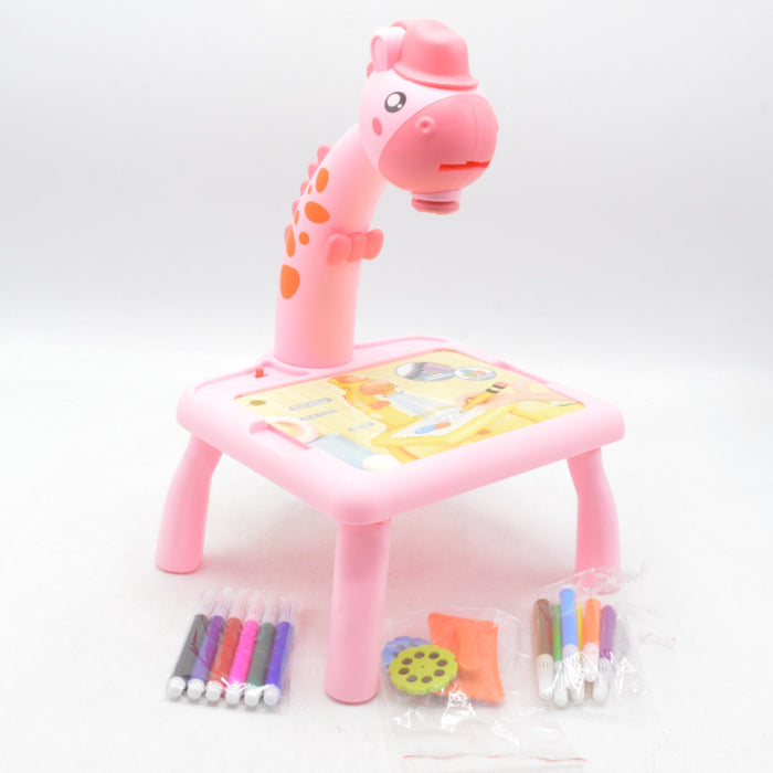 Dinosaur Theme Drawing Table with Light