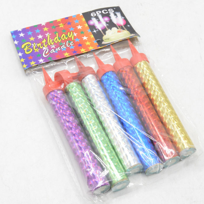Happy Birthday Sparking Candle pack of 6