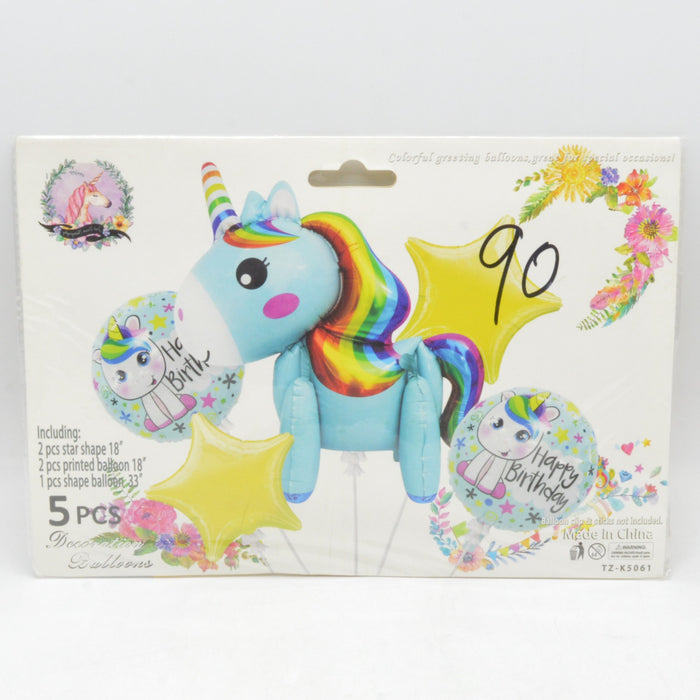 Unicorn Theme Foil balloons