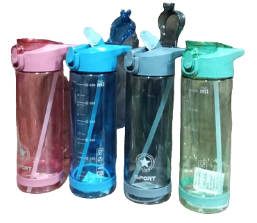 Water Bottles with Straw