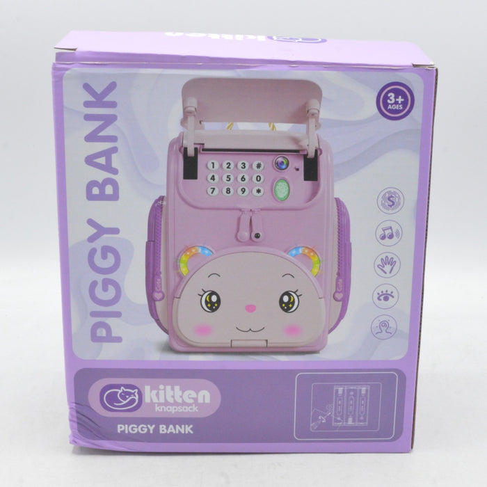 Cat Face Theme Piggy Bank with Sound