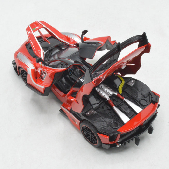 Diecast Metal Body Ferrari Car FXXK With Light & Sound