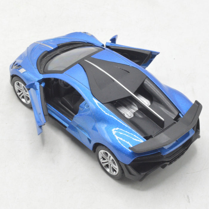 Diecast Metal Body Bugatti Car