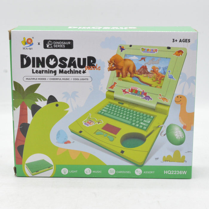 Dinosaur Theme Laptop with Lights & Sound