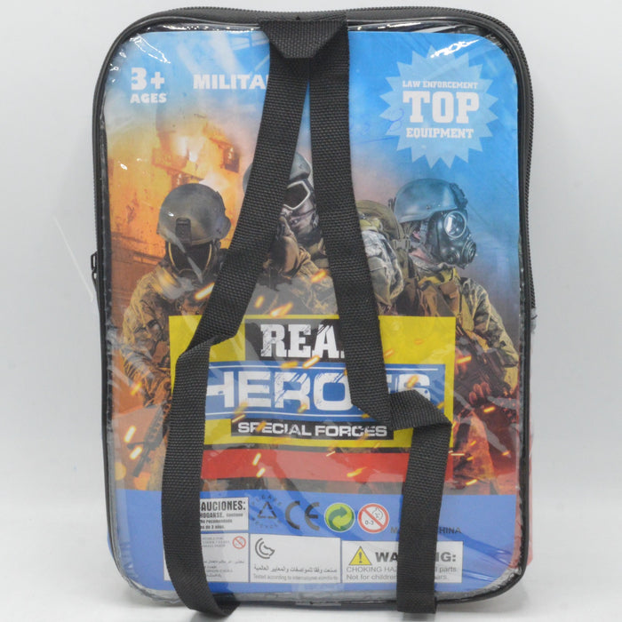 Real Heroes Army Bag with Gun