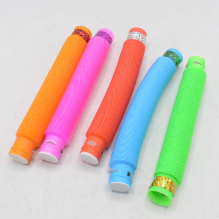 Light Up Pop Pipe Tubes Pack of 6