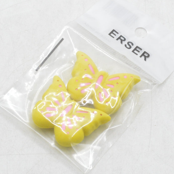3D Butterfly Eraser Pack of 2 Theme Eraser