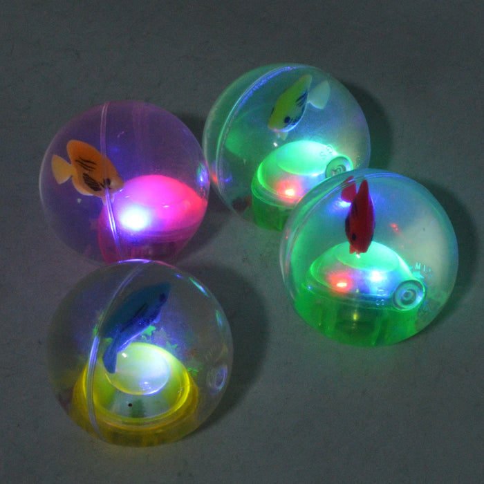 High Bounce Fish Crystal Glitter Ball