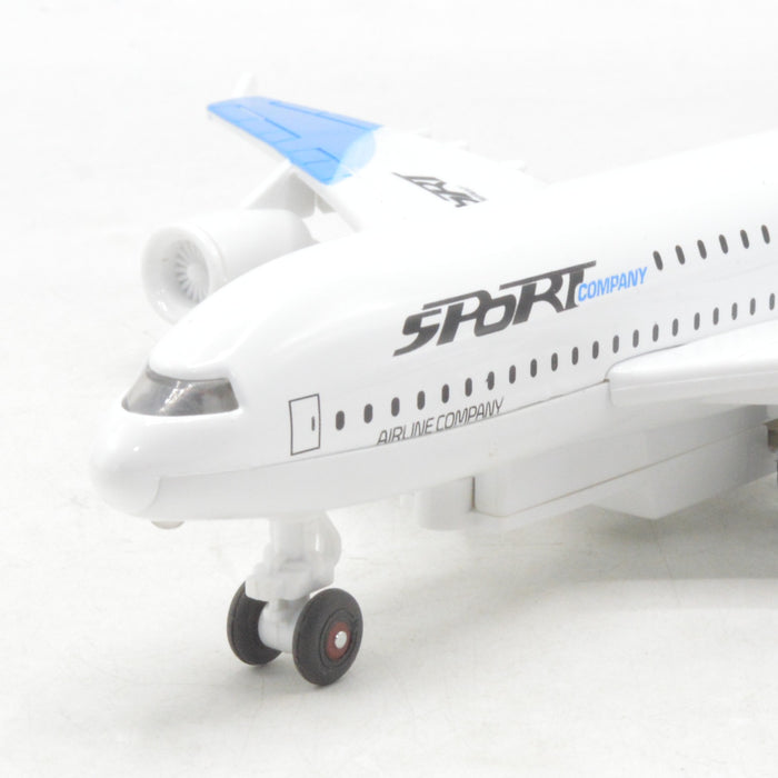 Diecast Sport Airplane with Light & Sound