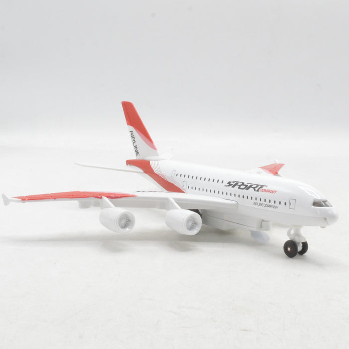 Diecast Sport Airplane with Light & Sound