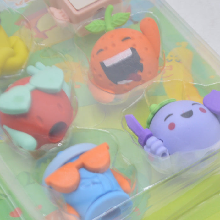 Yummy Fruits Emojy Shape Eraser