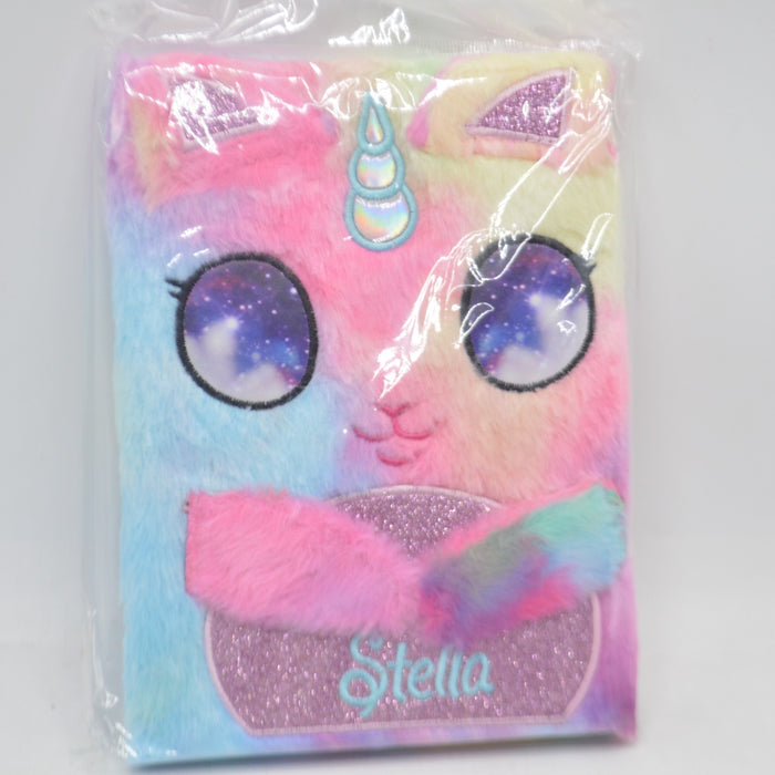 Stello Unicorn Theme Soft Embossed Diary