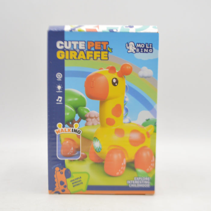 Cute Pet Giraffe Toy with Light & Sound