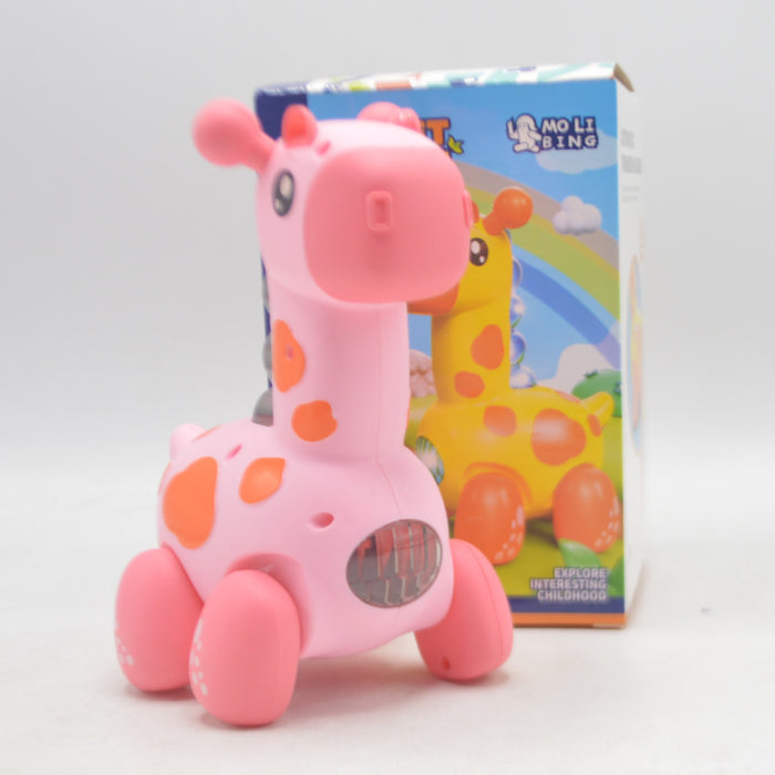 Cute Pet Giraffe Toy with Light & Sound