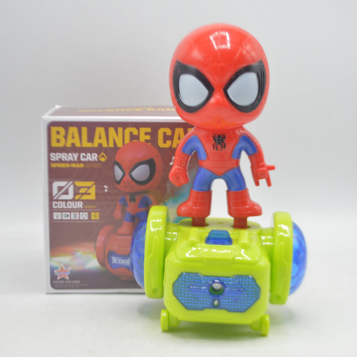 Spiderman Theme Balance Spray Car