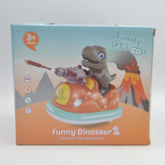 Funny Dinosaur Fighting Car