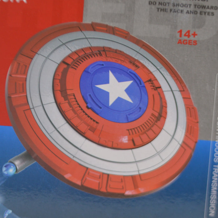 2 in 1 Captain America Theme Water Bullets Gun